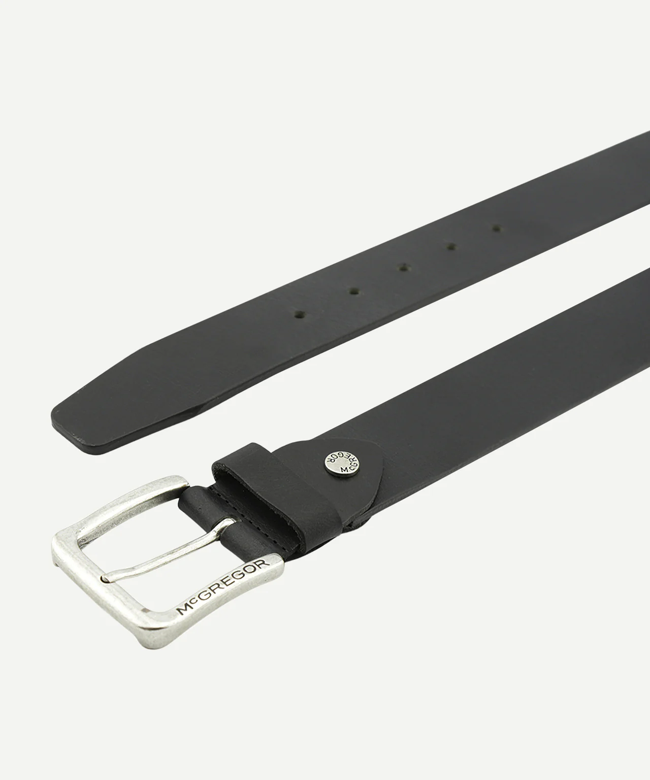 Nette leren riem | Black - Image 3